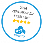 Erento Zeritifikat of Exzellenz 2026