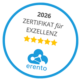 Erento Zeritifikat of Exzellenz 2026
